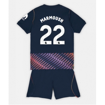 Tottenham Hotspur Omar Marmoush #22 Maglia Gara Trasferta Repliche 2026-27 Bambino Maniche Corte